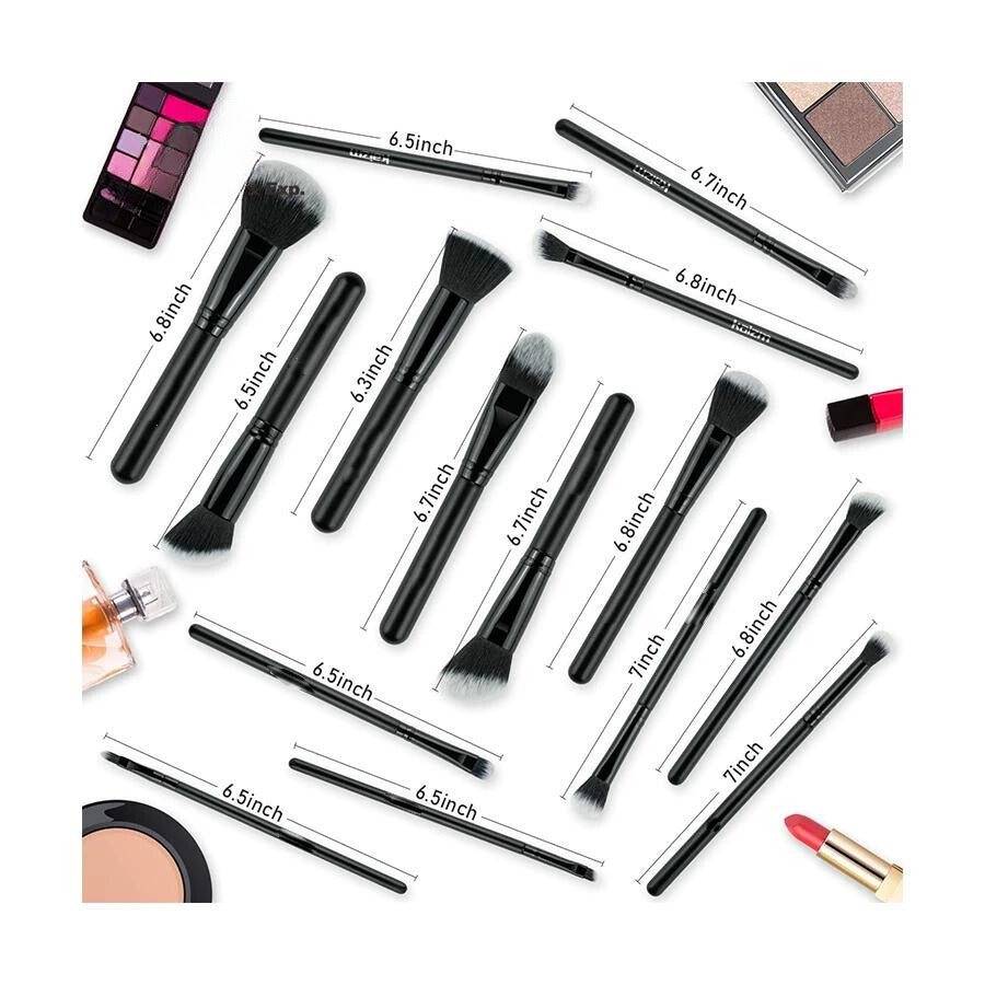 ProLux 15-Piece Face & Eye Brush Set