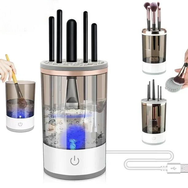New Automatic Makeup Brush Cleaner, Upgraded 7000RPM Spinner